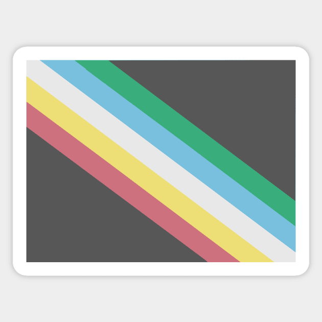 Disability Pride Flag - Image Only Sticker by dikleyt
